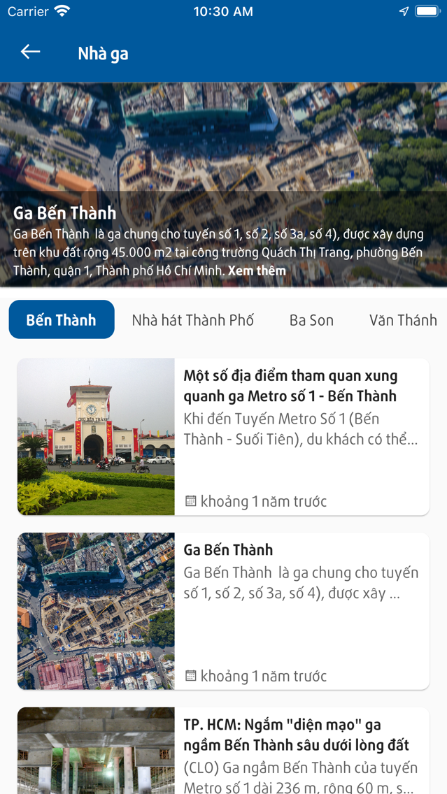 Station guide — Bến Thành station detail & nearby places